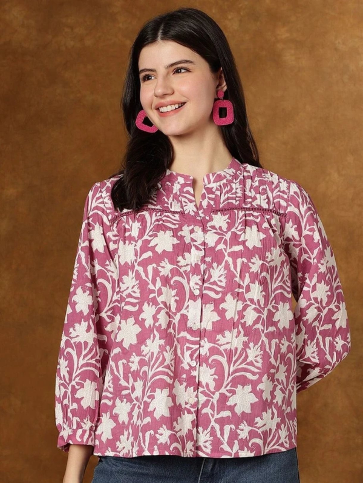 Casual Regular Sleeves Printed Women Multicolor Top on Flipkart