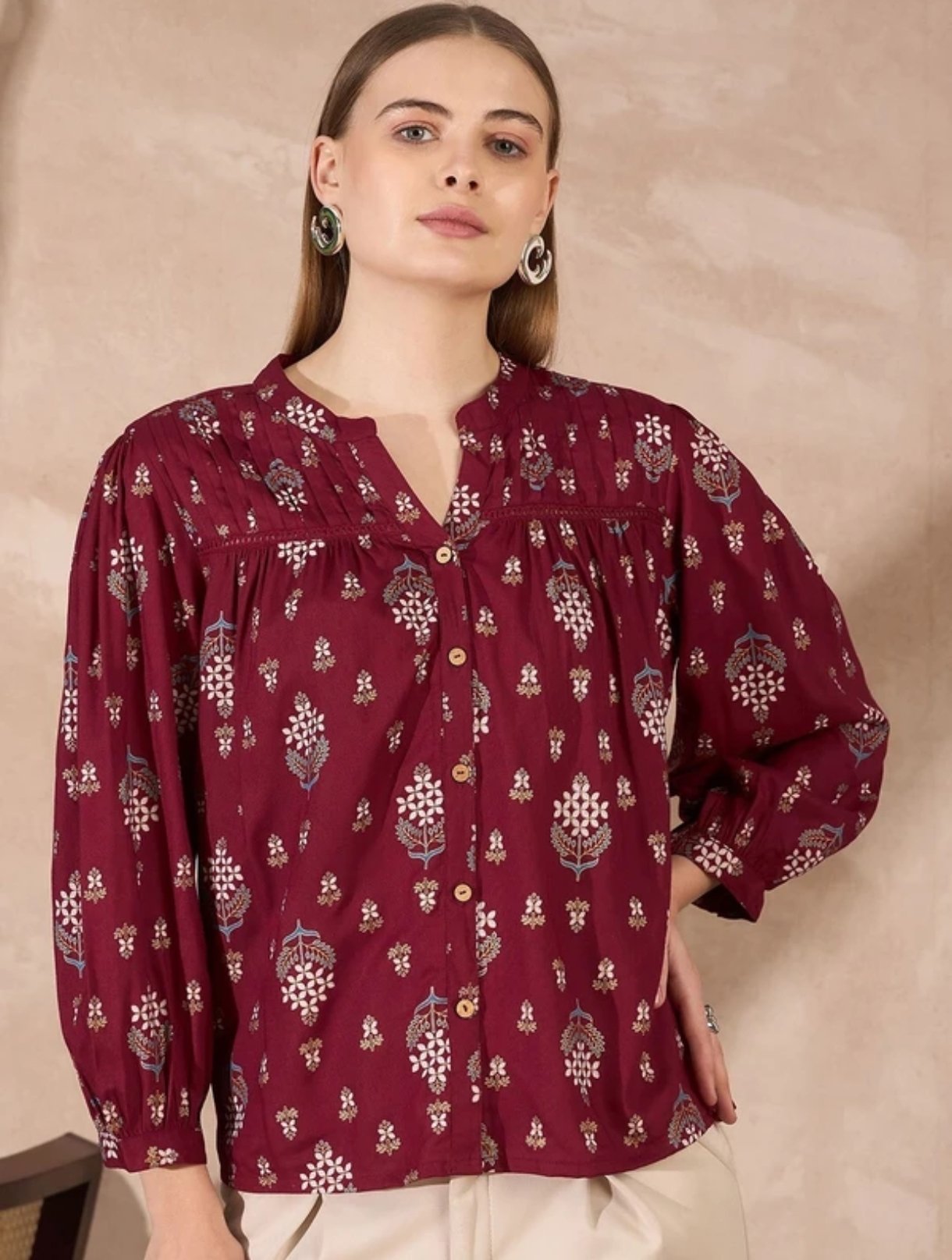 Casual Regular Sleeves Printed Women Multicolor Top on Flipkart photo 6